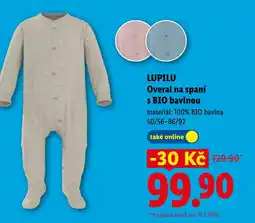Lidl LUPILU Overal na spaní S BIO bavlnou nabídka