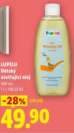 Lidl LUPILU Dětský ošetřující olej nabídka