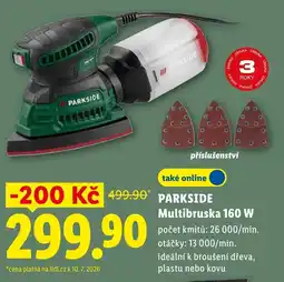 Lidl PARKSIDE Multibruska 160 W nabídka