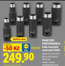 Lidl PARKSIDE PERFORMANCE Sada rázových nástrčných klíčů nabídka