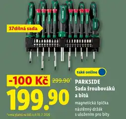 Lidl PARKSIDE Sada šroubováků a bitů nabídka