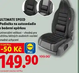Lidl ULTIMATE SPEED Podložka na autosedadlo s bederní opěrkou nabídka