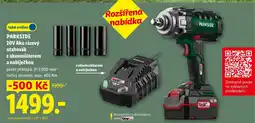 Lidl PARKSIDE 20V Aku rázový utahovák s akumulátorem a nabíječkou nabídka