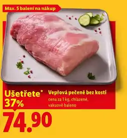 Lidl Vepřová pečeně bez kosti nabídka
