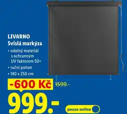 Lidl LIVARNO Svislá markýza nabídka