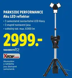 Lidl PARKSIDE PERFORMANCE Aku LED reflektor nabídka