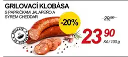 ZEMAN Grilovací klobása nabídka