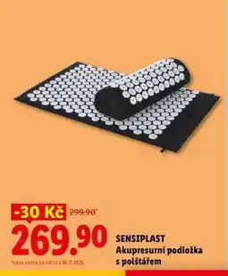 Lidl sensiplast Akupresurní podložka s polštářem nabídka