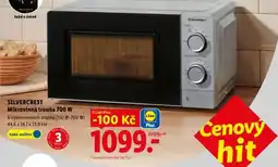 Lidl SILVERCREST MIKROVLNNÁ TROUBA 700 W nabídka
