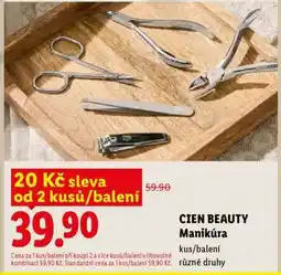 Lidl CIEN BEAUTY Manikúra nabídka