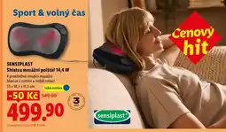 Lidl SENSIPLAST Shiatsu masážní polštář 14,4 W nabídka