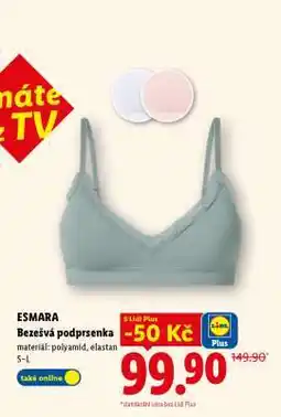 Lidl ESMARA Bezešvá podprsenka nabídka