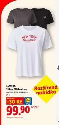 Lidl ESMARA TRIKO S BIO BAVLNOU nabídka