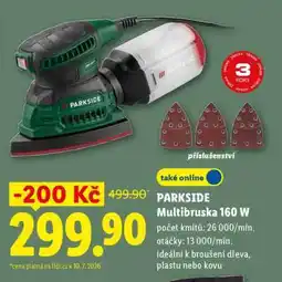 Lidl PARKSIDE Multibruska 160 W nabídka