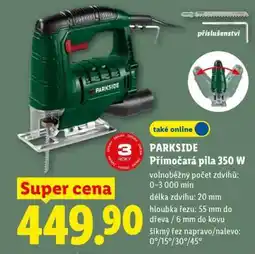 Lidl PARKSIDE Přímočará pila 350 W nabídka