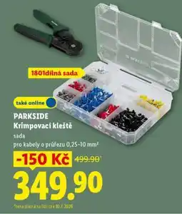 Lidl PARKSIDE KRIMPOVACÍ KLEŠTĚ nabídka