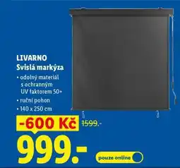 Lidl LIVARNO Svislá markýza nabídka
