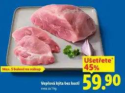 Lidl Vepřová kýta bez kosti nabídka