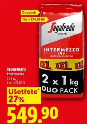 Lidl Segafredo Intermezzo nabídka