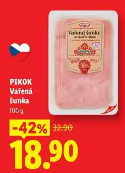Lidl PIKOK VAŘENÁ ŠUNKA nabídka