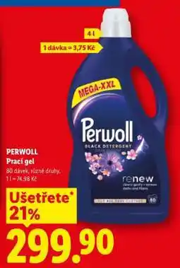 Lidl Perwoll prací gel nabídka