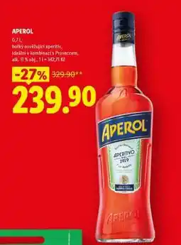 Lidl Aperol nabídka
