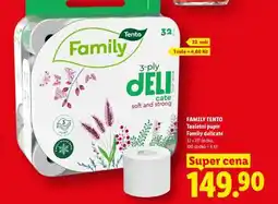 Lidl FAMILY TENTO Toaletní papír Family delicate nabídka