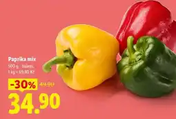 Lidl Paprika mix nabídka
