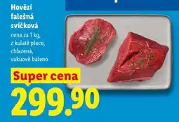 Lidl Hovězí falešná svíčková nabídka
