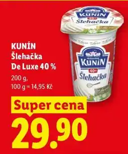 Lidl Kunín šlehačka de luxe 40% nabídka