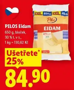 Lidl Pilos EIDAM nabídka