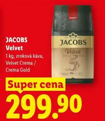Lidl Jacobs Velvet nabídka
