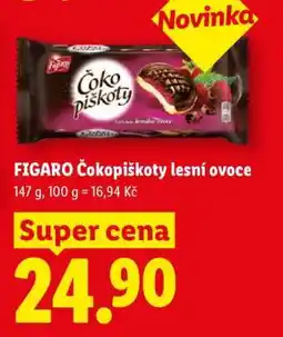 Lidl FIGARO Čokopiškoty lesní ovoce nabídka