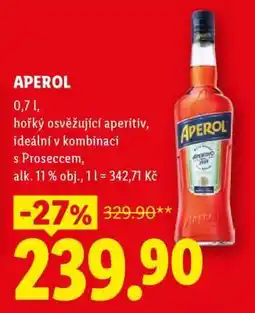 Lidl Aperol nabídka