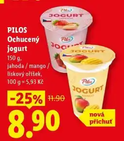 Lidl Pilos OCHUCENÝ JOGURT nabídka