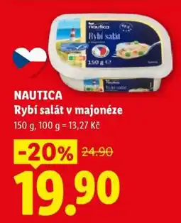 Lidl NAUTICA Rybí salát v majonéze nabídka