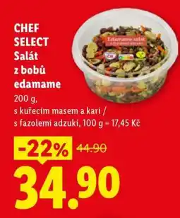 Lidl CHEF SELECT Salát z bobů edamame nabídka