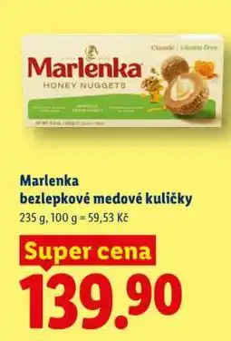 Lidl Marlenka BEZLEPKOVÉ MEDOVÉ KULIČKY nabídka
