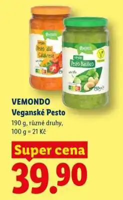 Lidl VEMONDO Veganské Pesto nabídka