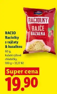 Lidl RACIO Raciolky s rajčaty & bazalkou nabídka