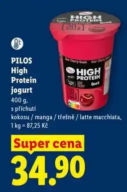 Lidl PILOS High Protein jogurt nabídka