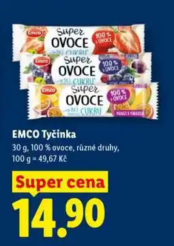 Lidl Emco tyčinka nabídka
