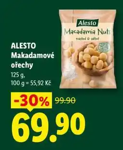 Lidl ALESTO Makadamové ořechy nabídka