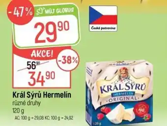 Globus Král Sýrů Hermelín nabídka