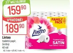Globus Linteo toaletní papír nabídka