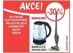 Globus Na vybrané elektrospotřebiče pro kuchyň, úklid a osobní péči značky sencor nabídka