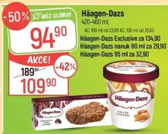 Globus Häagen-Dazs nabídka
