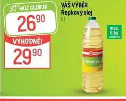 Globus VÁŠ VÝBĚR Řepkový olej nabídka