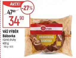 Globus VÁŠ VÝBĚR Bábovka nabídka
