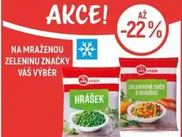 Globus Na mraženou zeleninu značky váš výběr nabídka